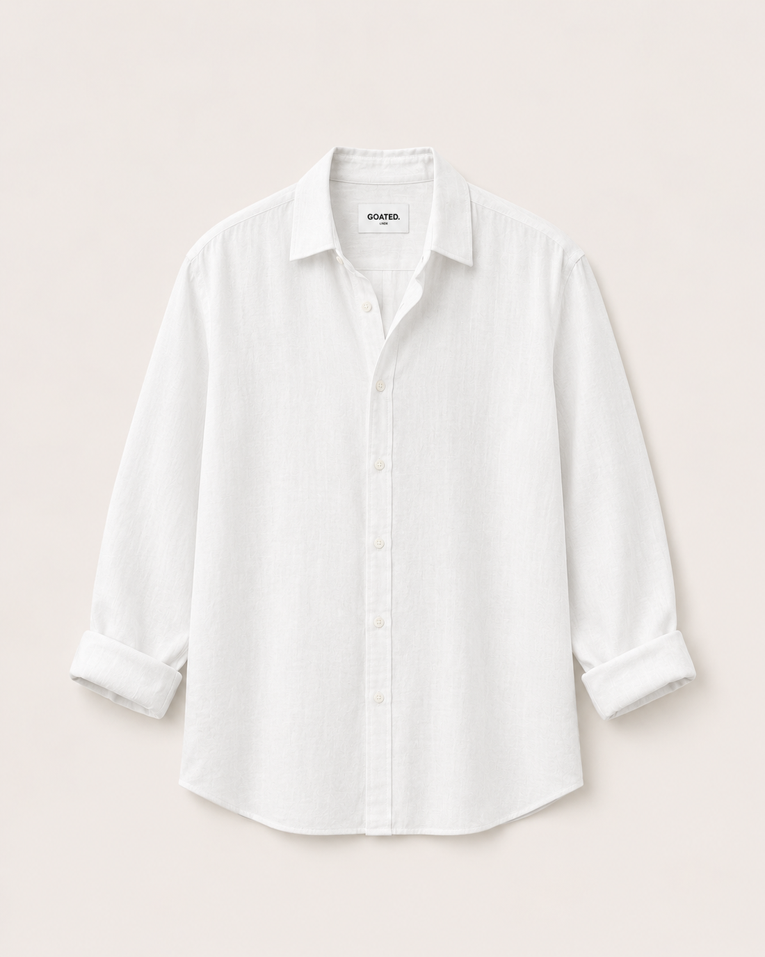 Linen Shirt in Offwhite