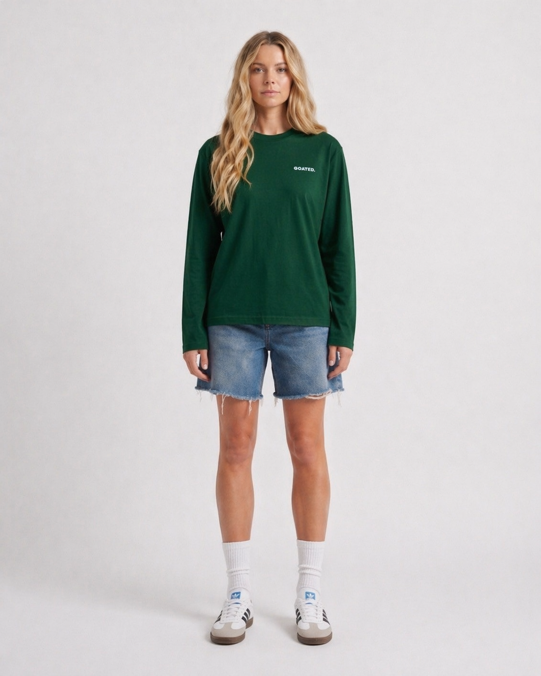 Delusional Tee in Emerald Green