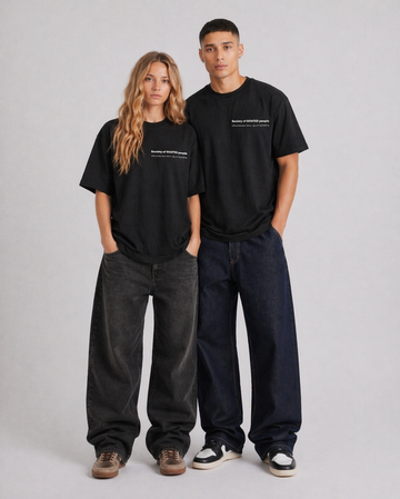 Society Tee in Black