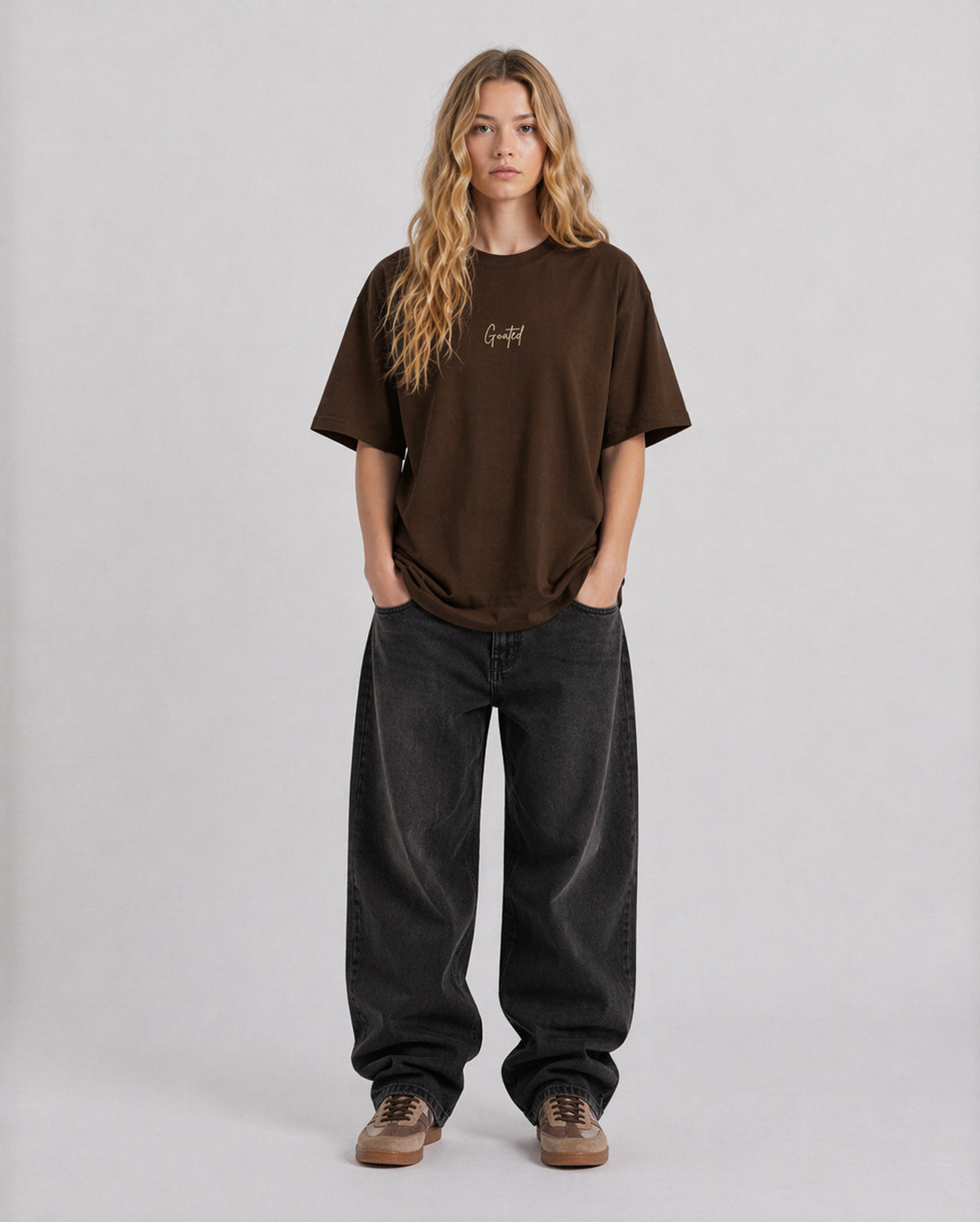 Kid With A Dream Tee in Chocolate Brown