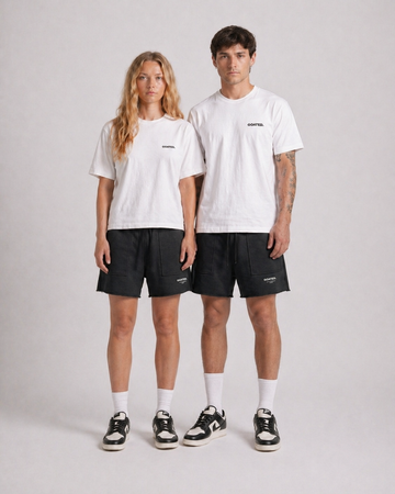 Signature Sweat Shorts in Black