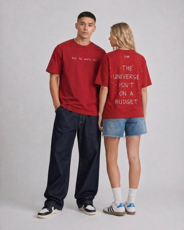 Ask For More Tee in Red