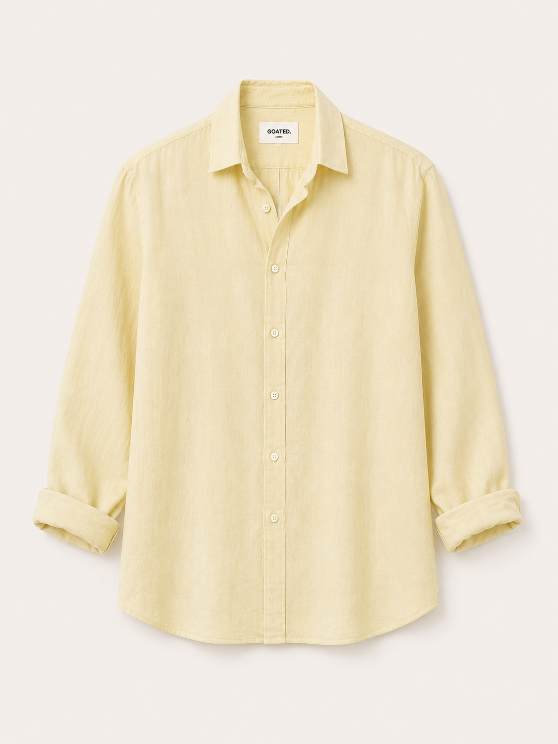 Linen Shirt in Butter Yellow
