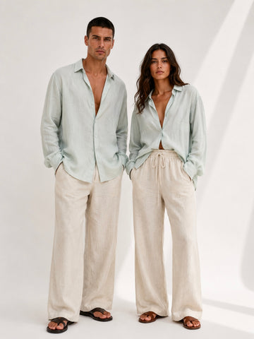 Linen Shirt in Sage