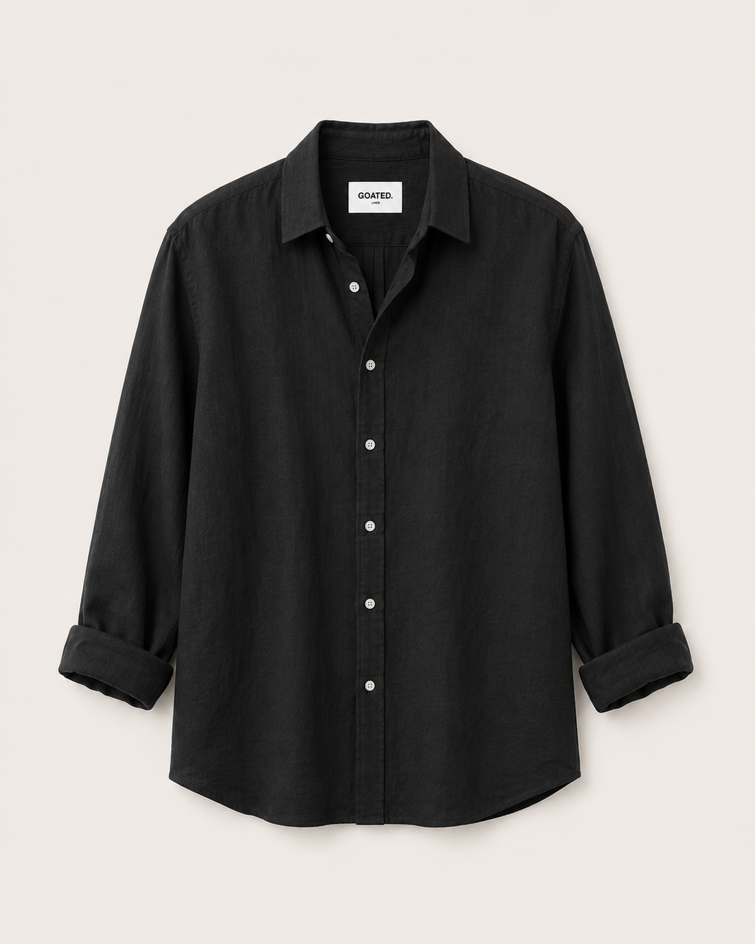 Linen Shirt in Black