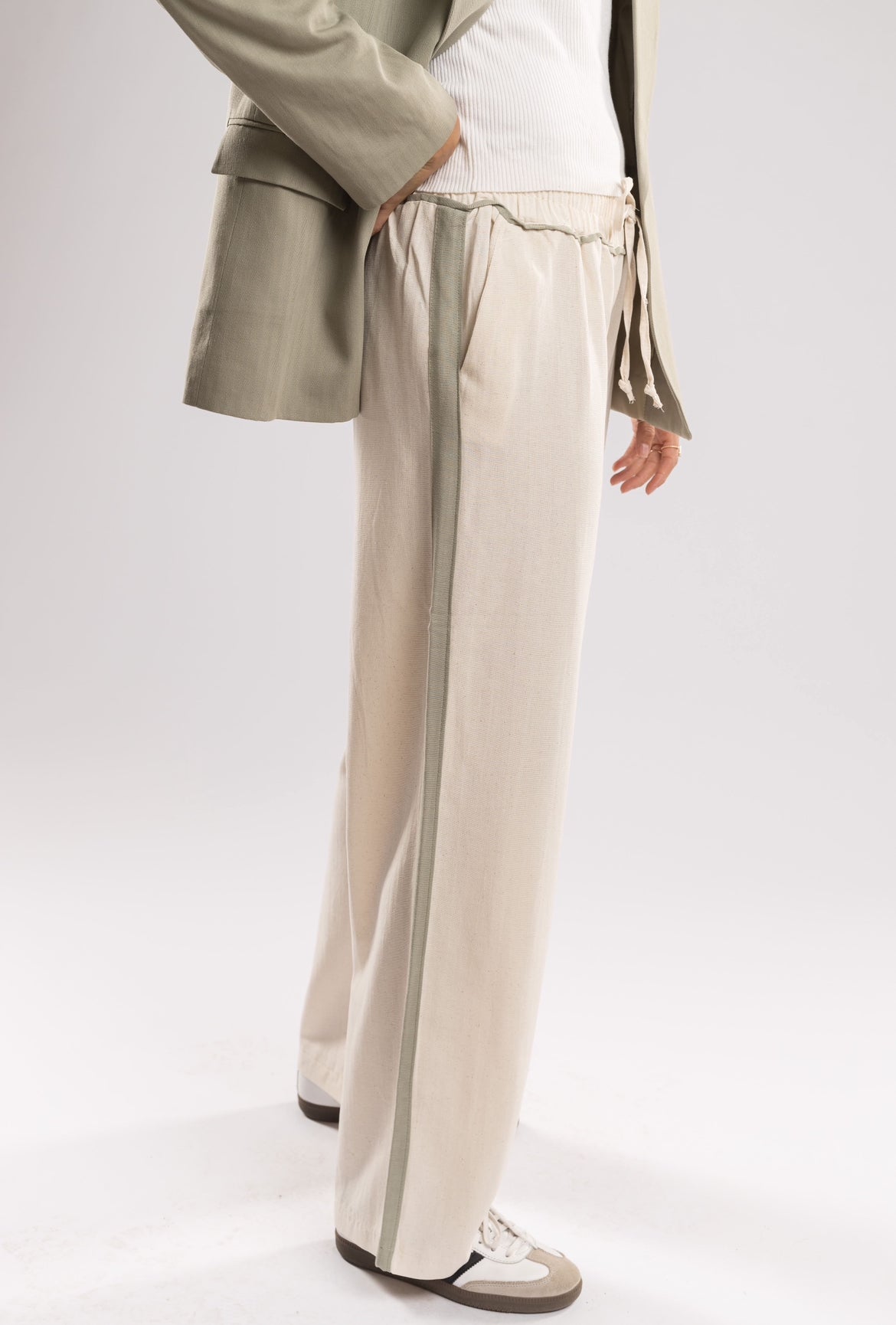 Sage Detail Pants