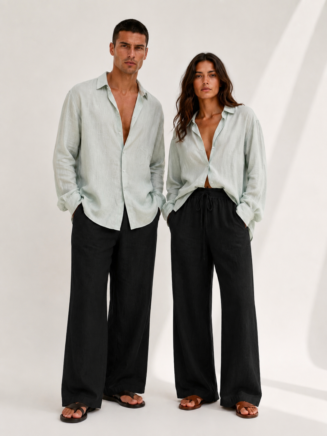 Linen Pants in Black