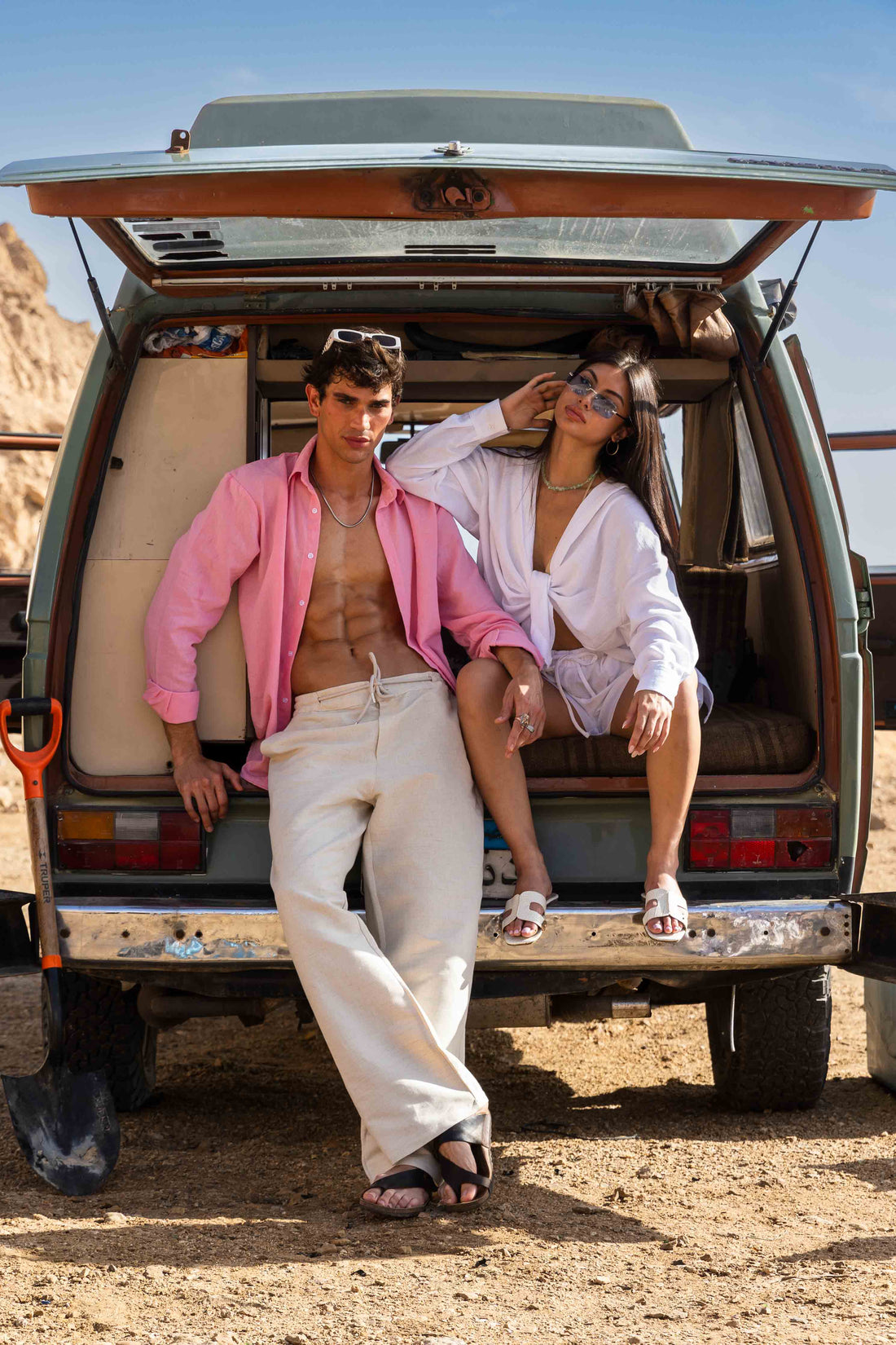 Linen Shirt in Blush